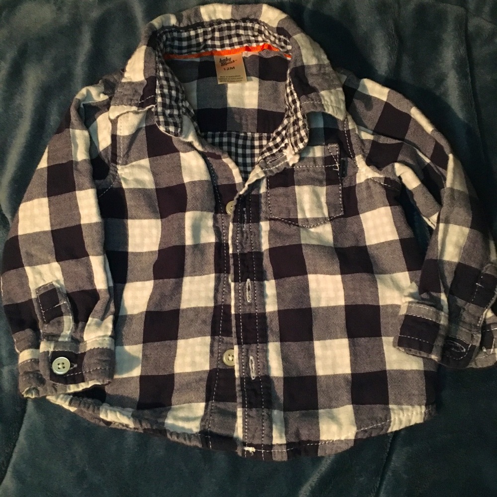 Baby Bgosh Infant Plaid Shirt | 12M | VGUC